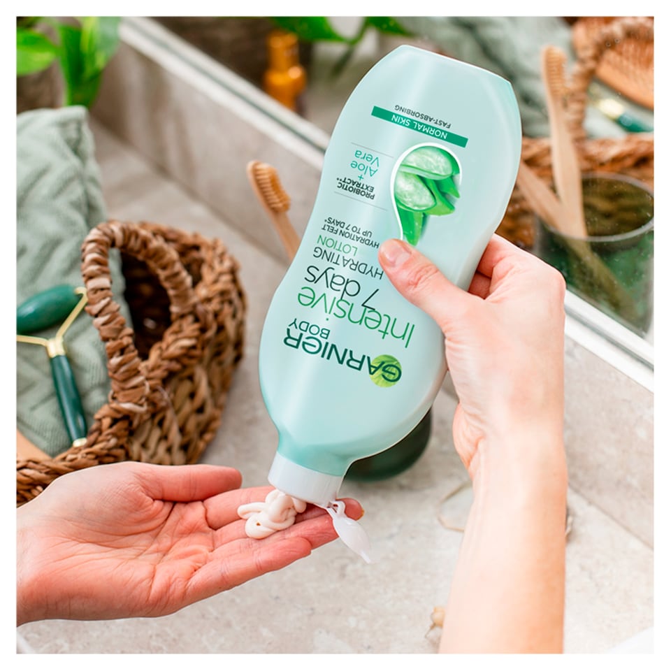 image 1 of Garnier Body Intensive 7 Day Aloe Vera Hydrating Lotion 400Ml