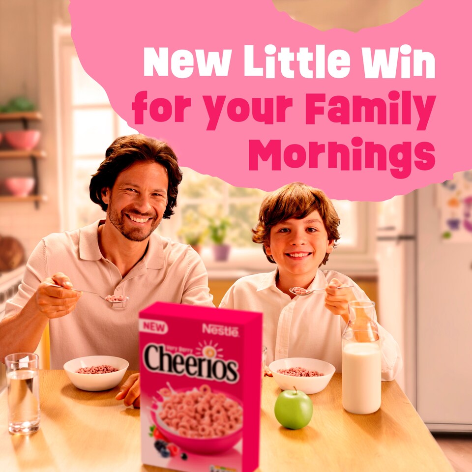 image 1 of Nestlé Cheerios Very Berry Multigrain Hoop Breakfast Cereal 435g