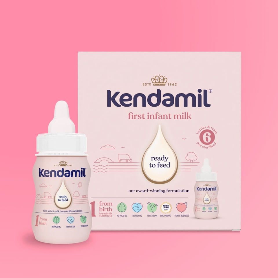 image 1 of Kendamil First Infant Milk Ready to Feed Starter Pack 6 x 70ml
