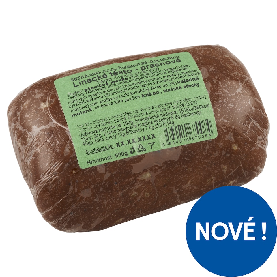 Šetra Linecké těsto pracnové 500g