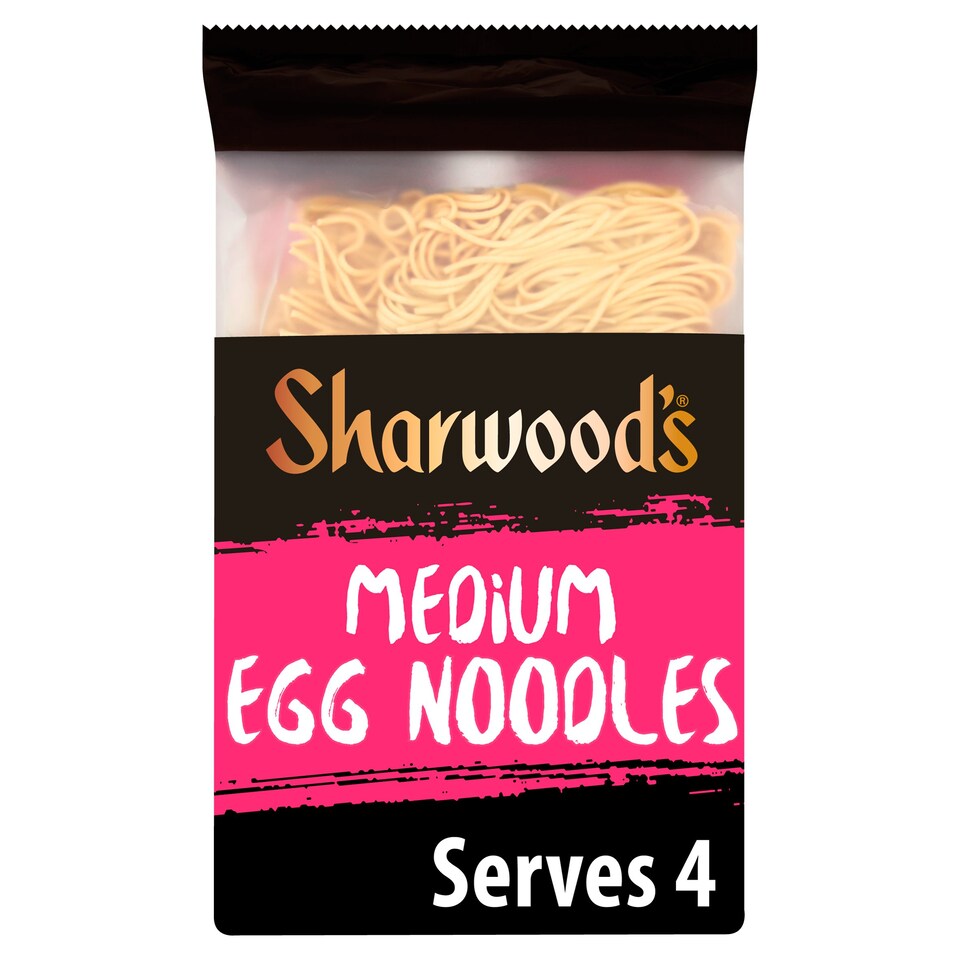 Sharwoods Medium Egg Noodles 2X375g