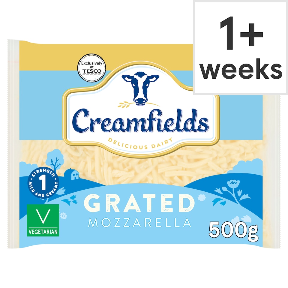 Creamfields Grated Mozzarella 500g