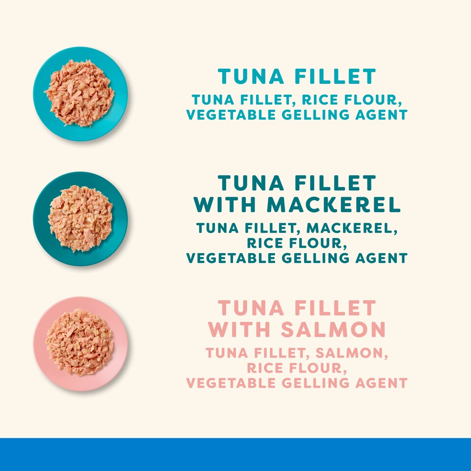 image 1 of Applaws Natural Wet Cat Food Fish Selection in Jelly Pouches 12 x 70g