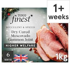 50. Tesco Finest Dry Cured Gammon Joint with a Muscovado Glaze 1kg (Serves 6)