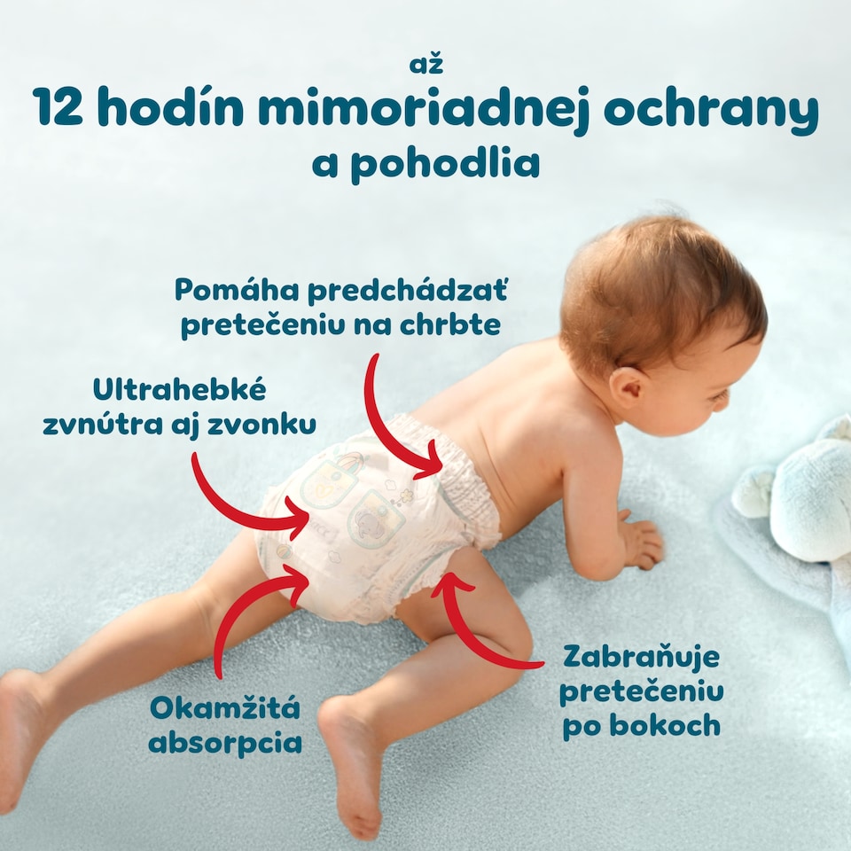 obrázok 1 z Pampers Premium Care Plienkové Nohavičky Veľkosť 7, 27 Plienok, 15kg+
