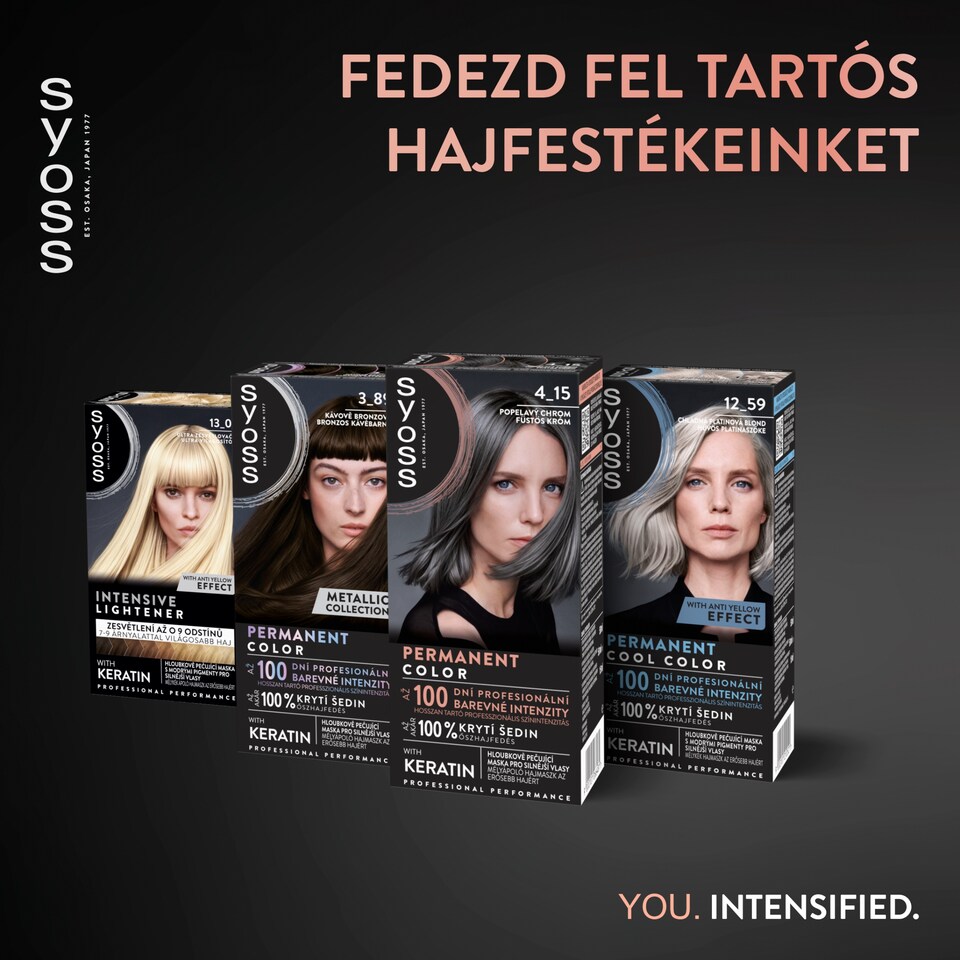 Syoss Color tartós hajfesték 4-15 füstös króm 1. kép