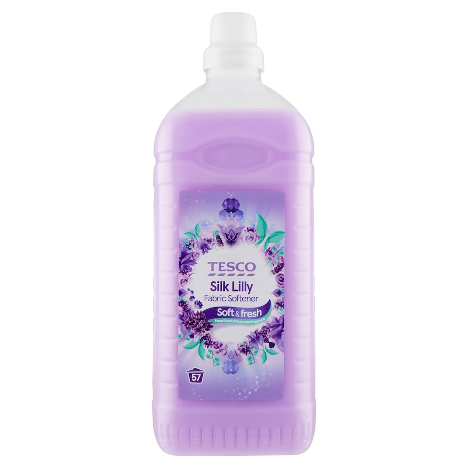 Tesco Soft & Fresh Silk Lilly textilöblítő 57 mosás 2 l