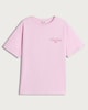 image 4 of F&F Girls Pure Cotton Limited Edition Heart Tour T-Shirt in Pink