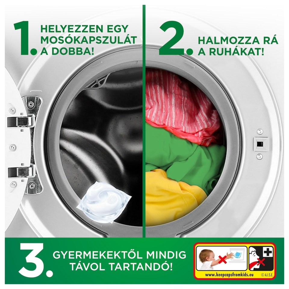 Ariel Allin1 PODS Mosókapszula 30 Mosáshoz 1. kép
