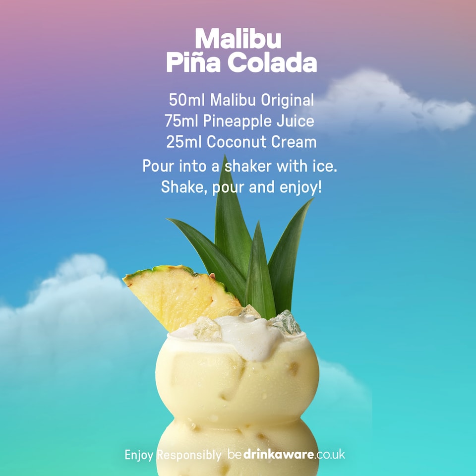 image 1 of Malibu Piña Colada Still Pre-Mixed Drink 250ml
