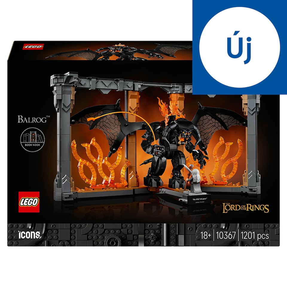 LEGO Icons 10367 Könyvkuckó: A Gyűrűk Ura: Balrog  1. kép