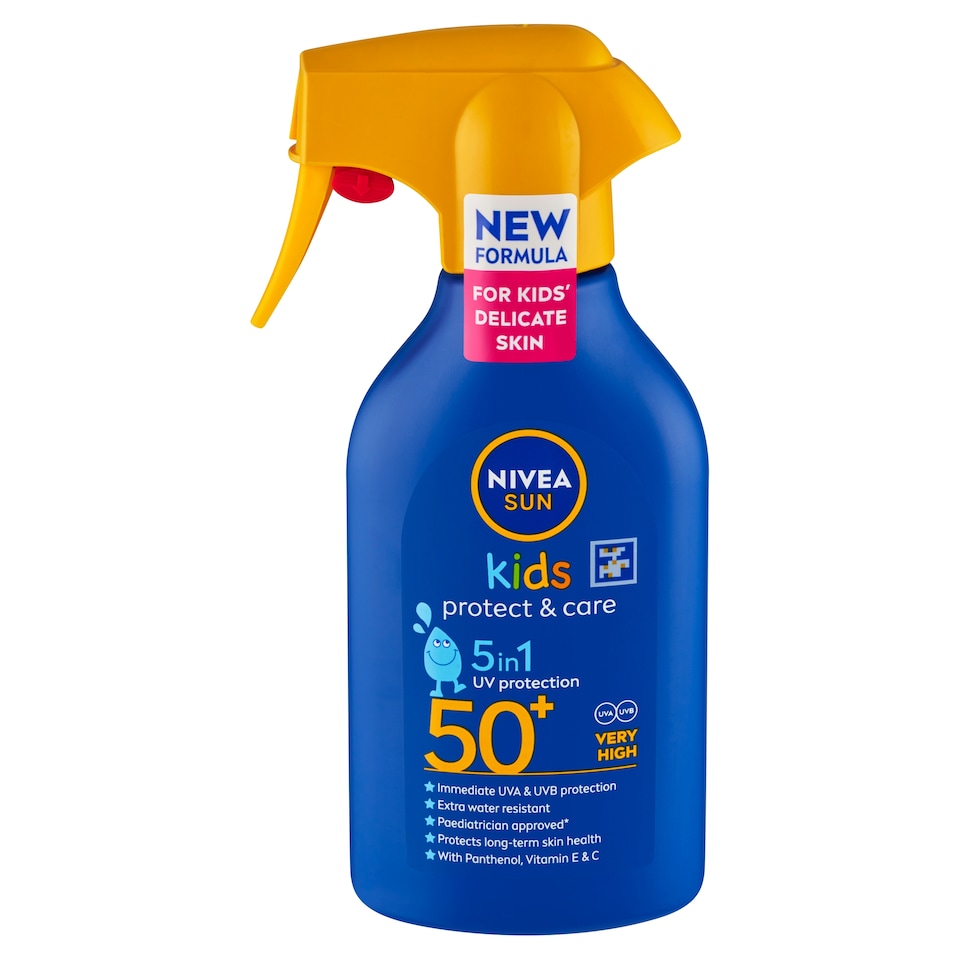 image 1 of Nivea Sun Protect & Care Detský sprej na opaľovanie OF 50+ 270 ml