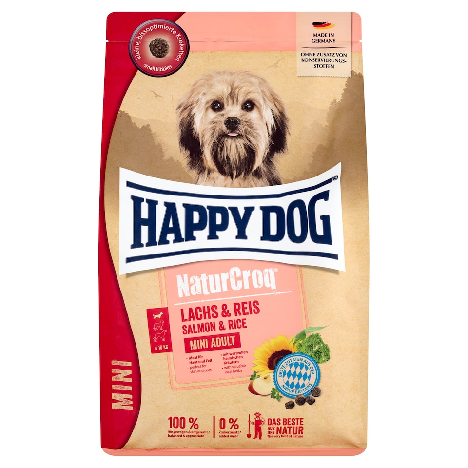 Happy Dog NaturCroq Mini teljes értékű eledel felnőtt, normál aktivitású kutyáknak 800 g