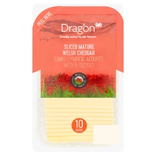 Dragon Sliced Mature Welsh Cheddar 200G