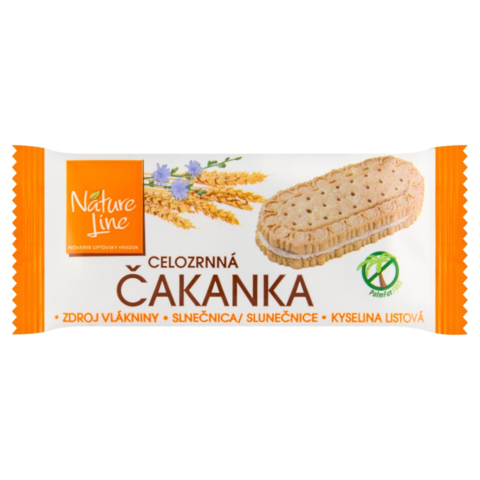 Nature Line Celozrnná sušenka plněná s kávovinovou náplní 32g