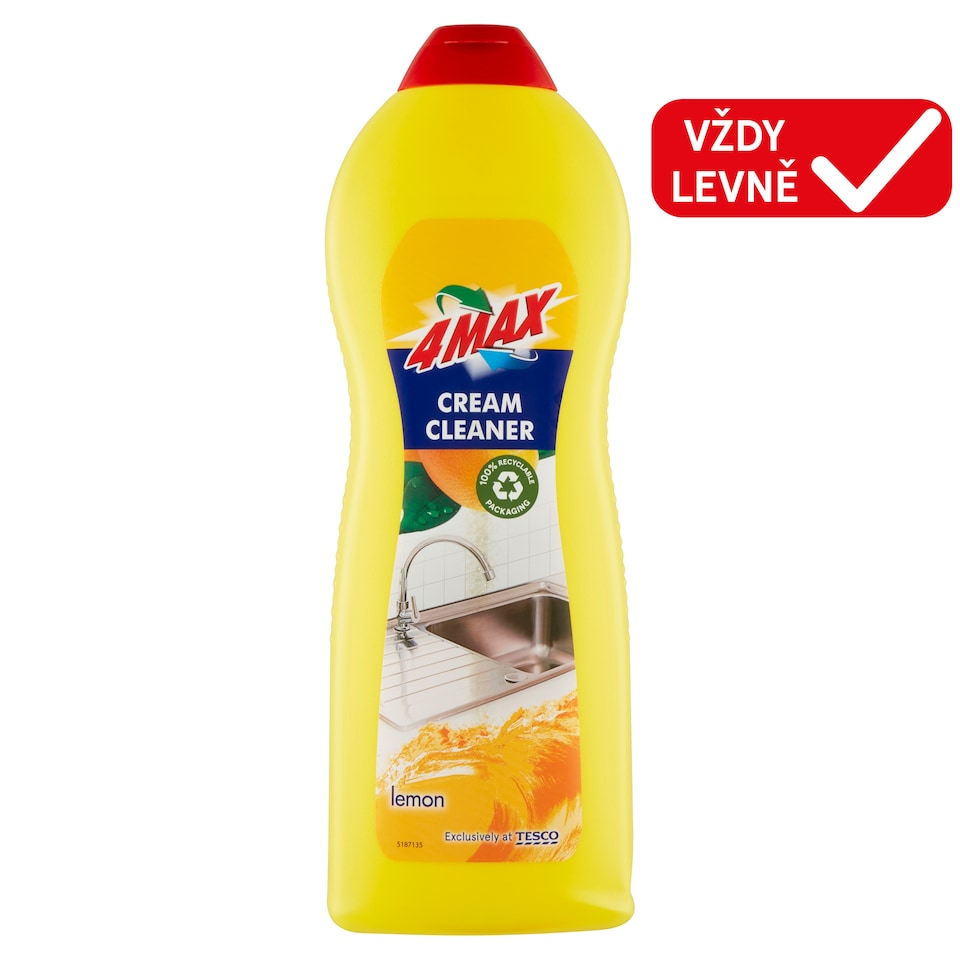 4MAX Lemon Cream Cleaner 750ml
