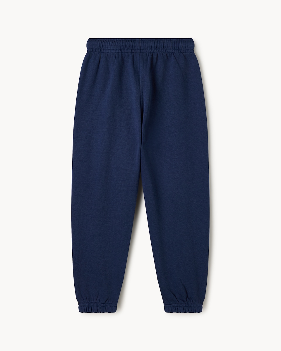 image 1 of Disney Lightning McQueen Cotton Rich Cuffed Joggers in Navy