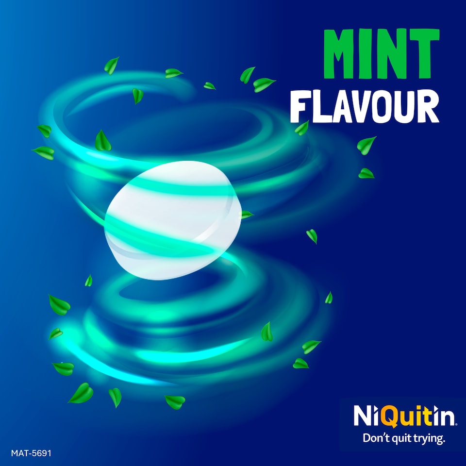 image 1 of NiQuitin Stop Smoking Aid 2mg Nicotine Lozenges - Mint 72s