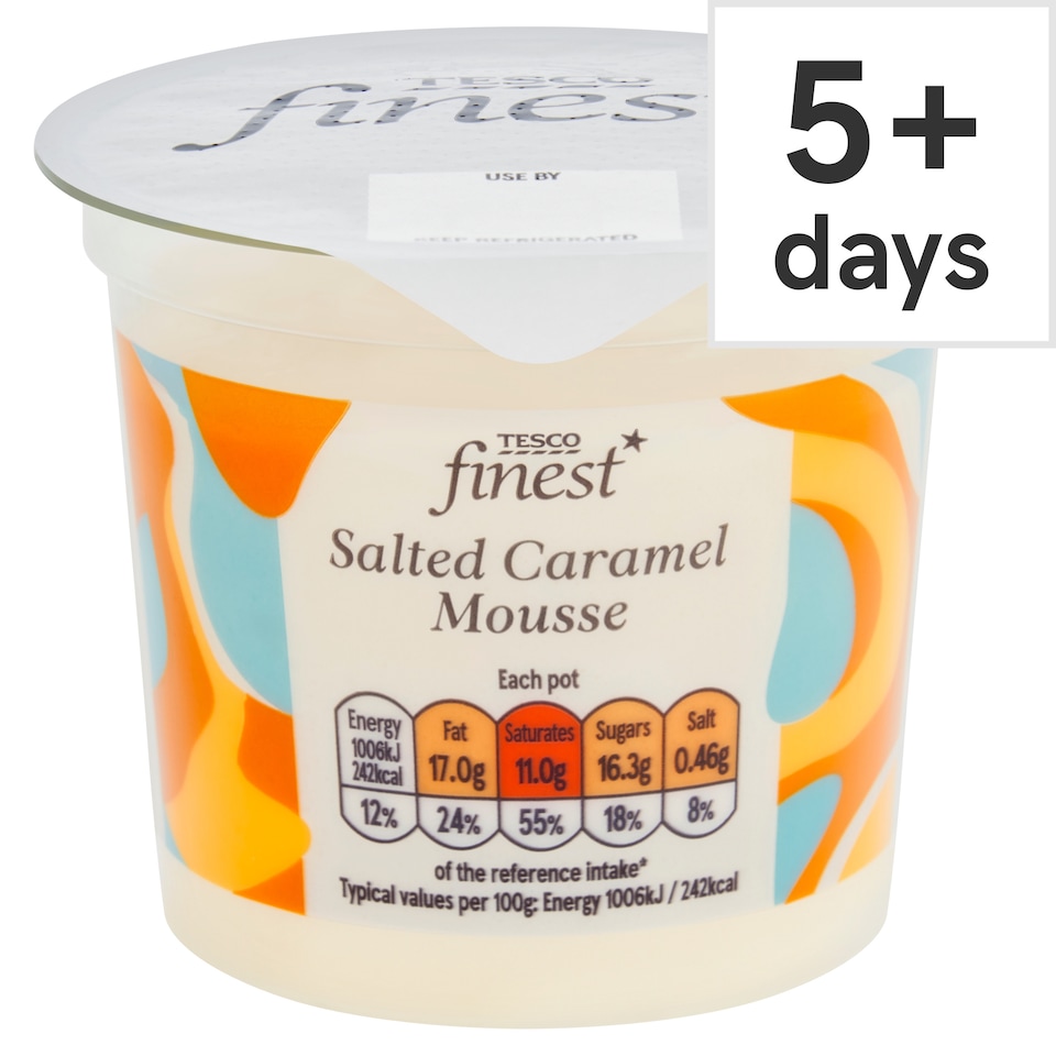 Tesco Finest Salted Caramel Mousse 100G