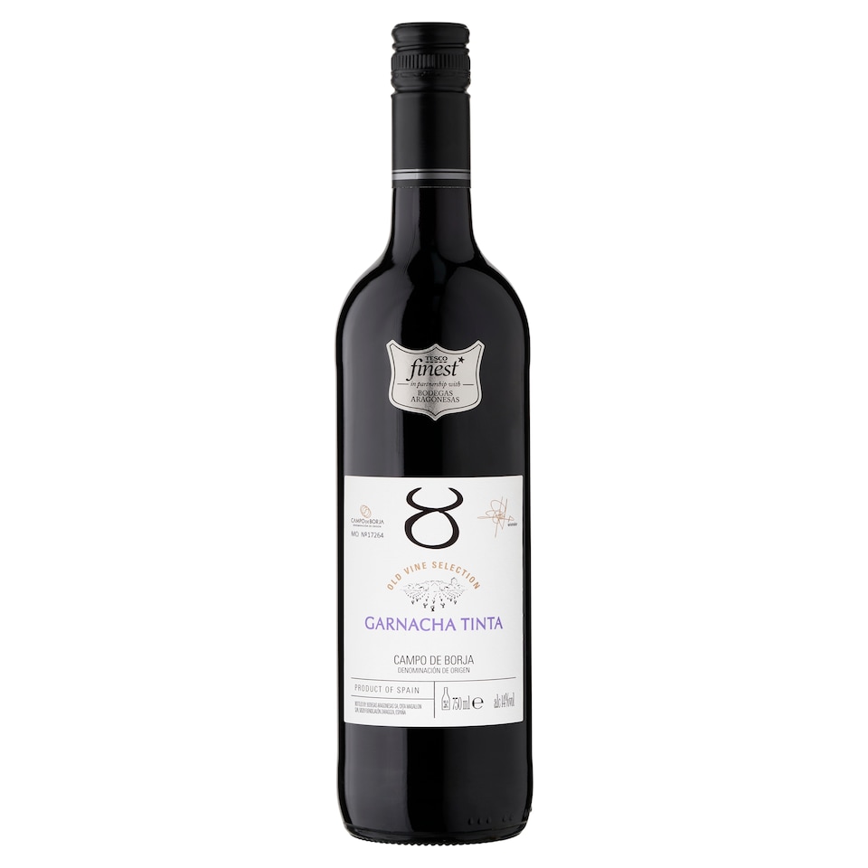 Tesco Finest Garnacha Tinta Campo de Borja száraz vörösbor 14% 750 ml