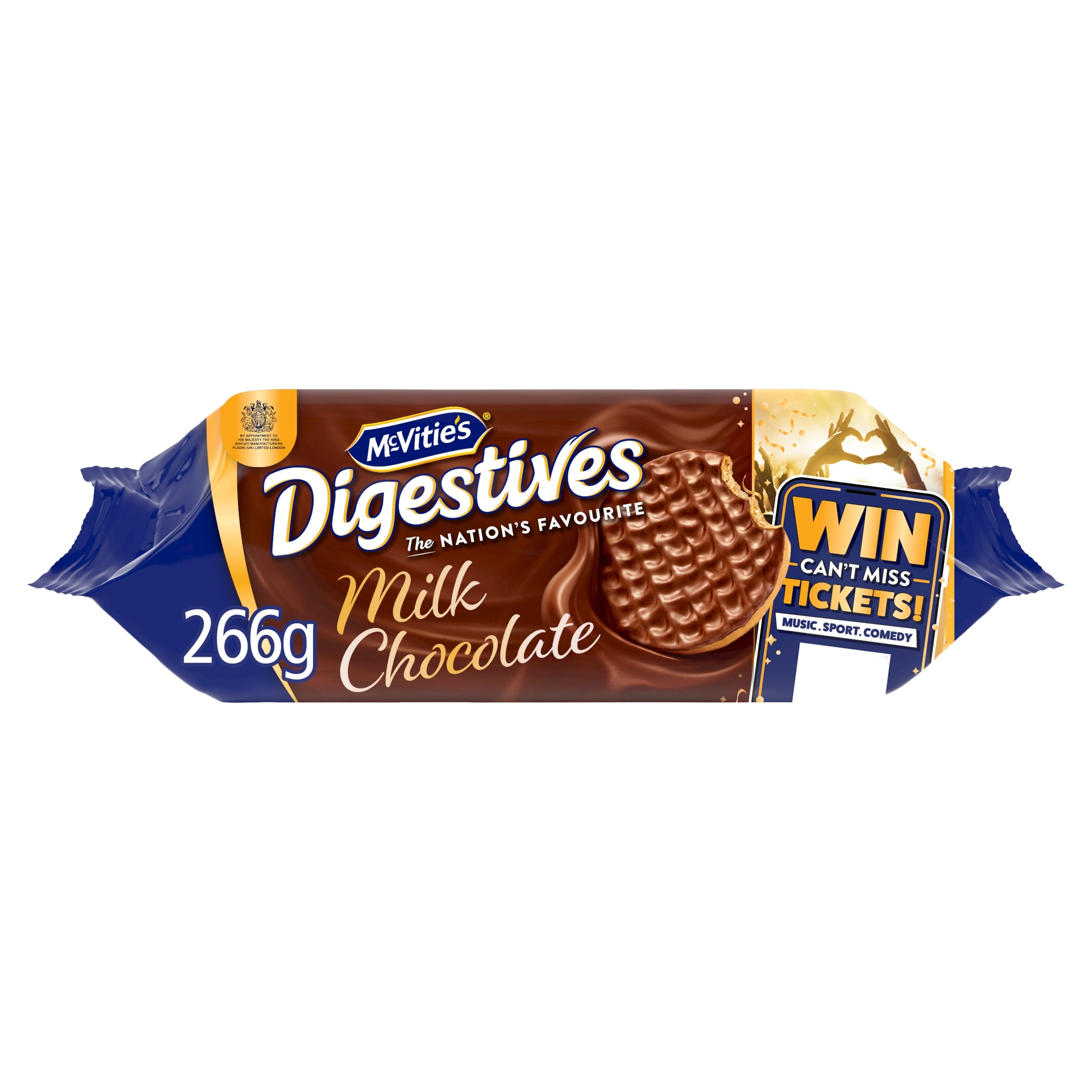 McVitie's Digestives Milk Chocolate Biscuits 266g