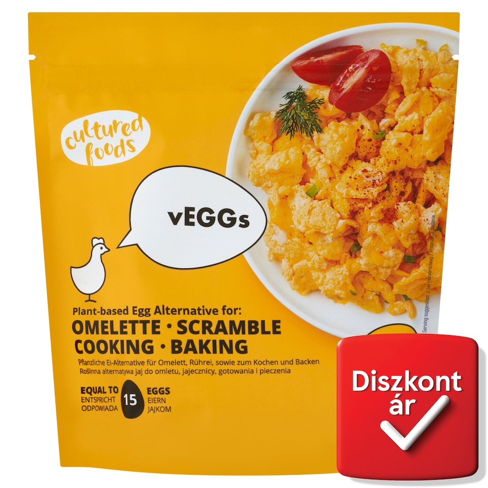 vEGGs Vegan Egg Substitute for Omlette, Scramble Cooking and Baking 180 g