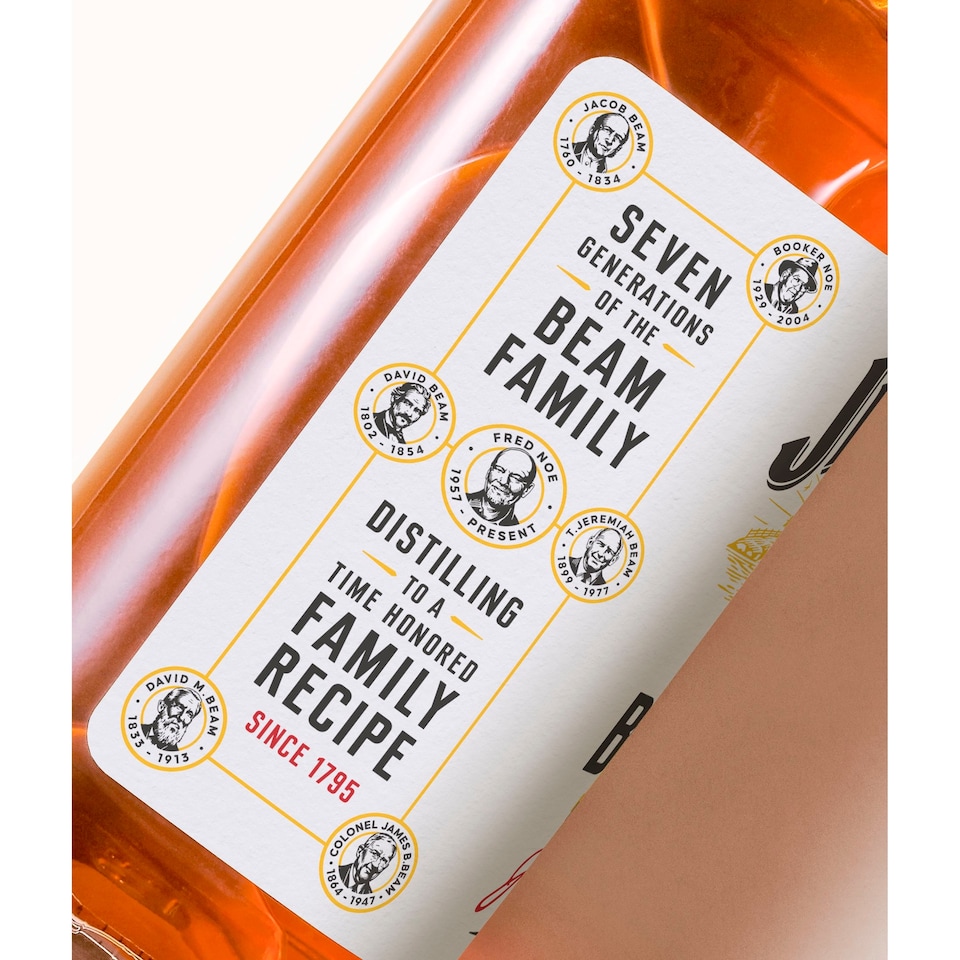 image 1 of Jim Beam Kentucky Straight Bourbon Whiskey 1L
