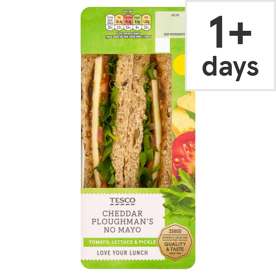 Tesco Ploughmans Sandwich