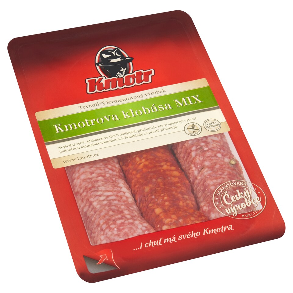 Kmotr Kmotrova klobása mix 75g