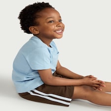 F&F Boys 2-Pack Cotton Rich Shorts in Multi