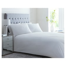 West Park Hotel White Texture Duvet Set King
