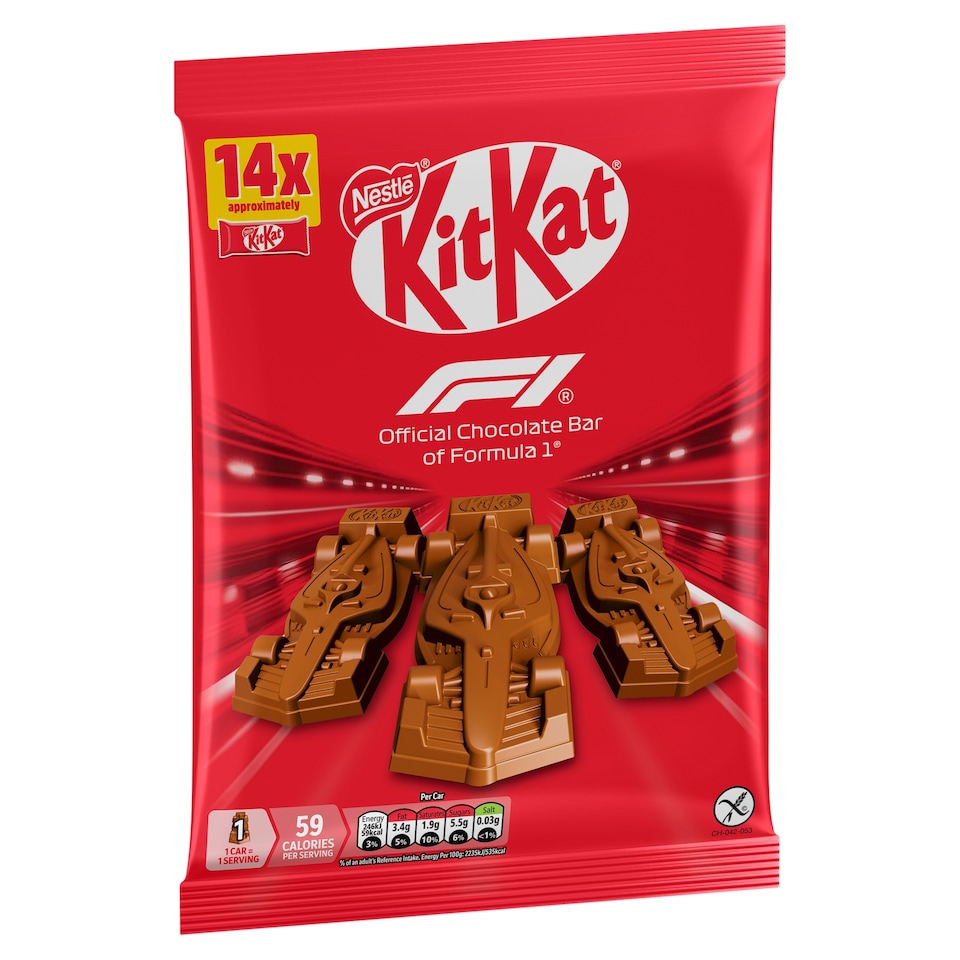 image 1 of KitKat F1 Official Chocolate Bar of Formula 14x11g