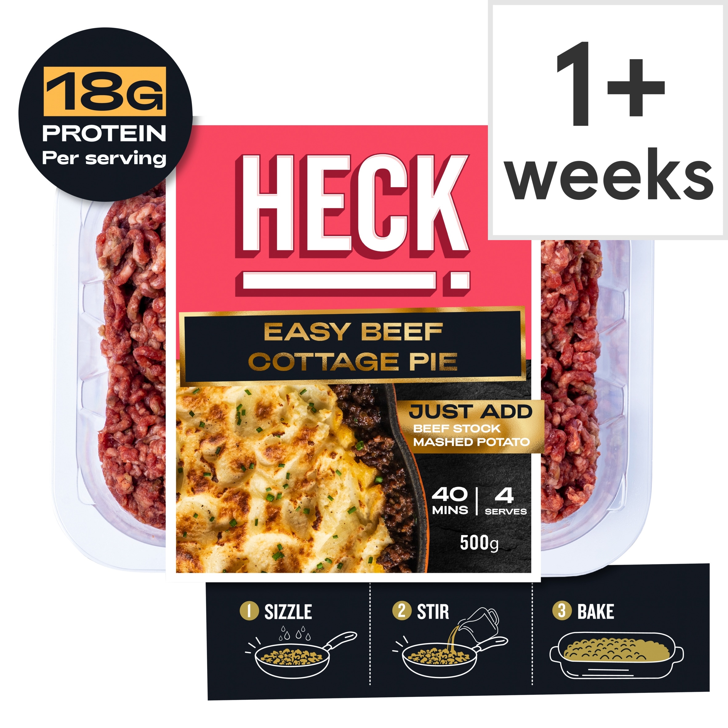 HECK! Easy Beef Cottage Pie Mince 500g