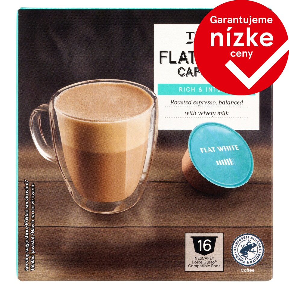 Tesco Flat White Capsules 16 x 11.7 g (187.2 g)