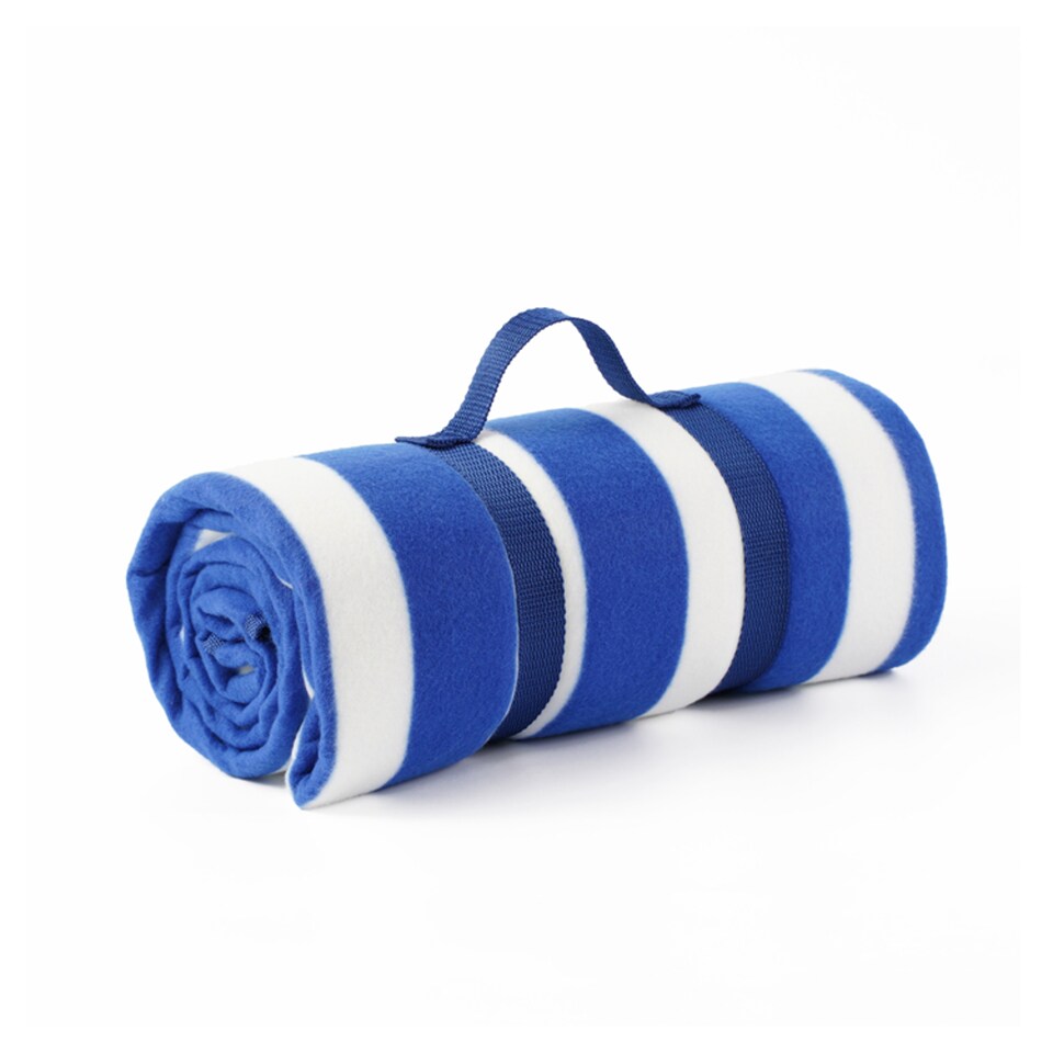 image 1 of Tesco Blue Stripe Picnic Rug