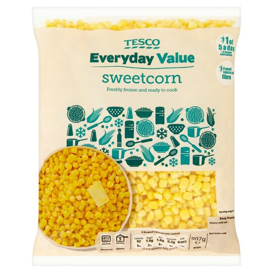 Tesco Everyday Value Sweet Corn 907G