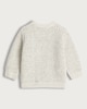 image 2 of F&F Baby Chenille Cable Knit Crew Neck Jumper in Cream