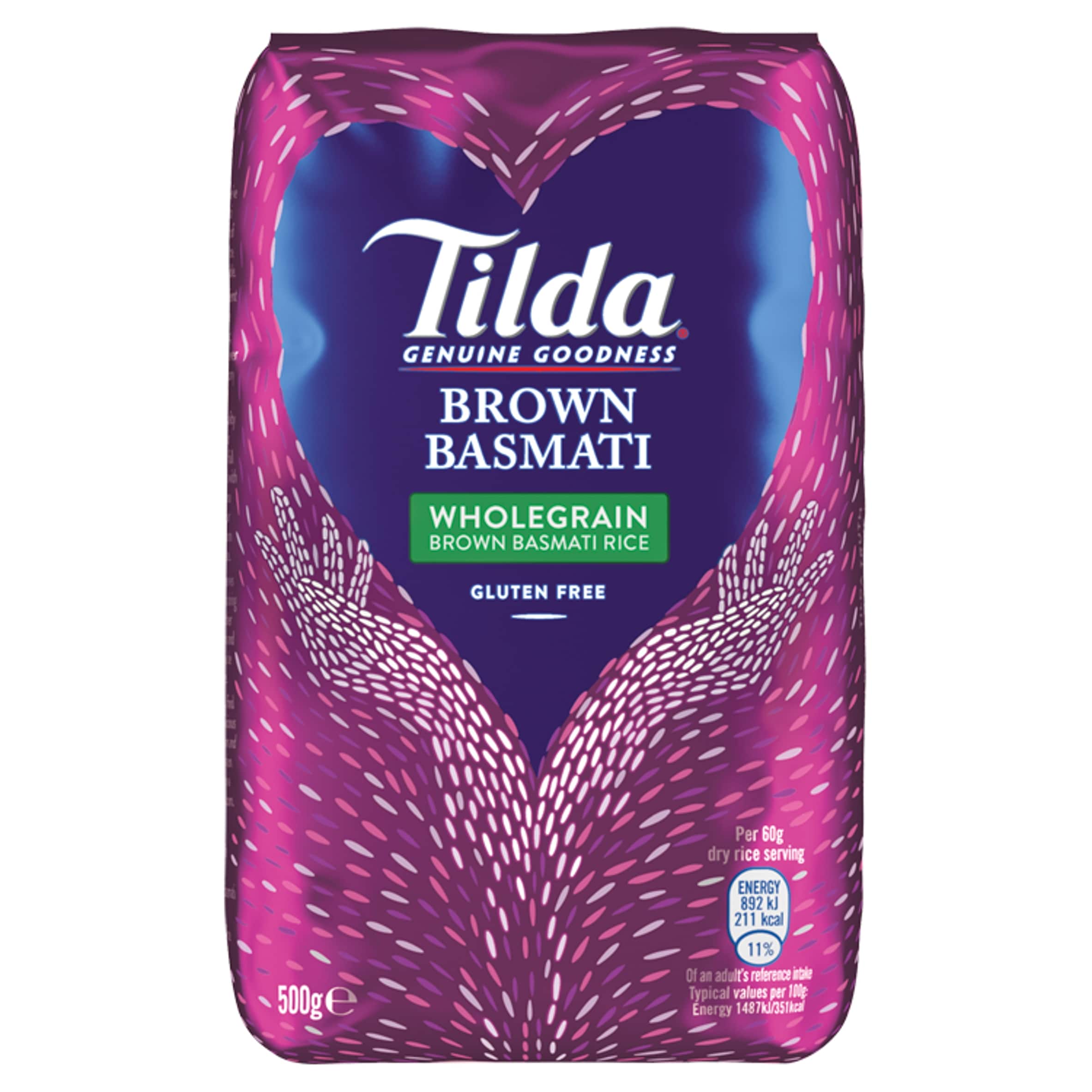 Tilda Brown Basmati Rice 500g