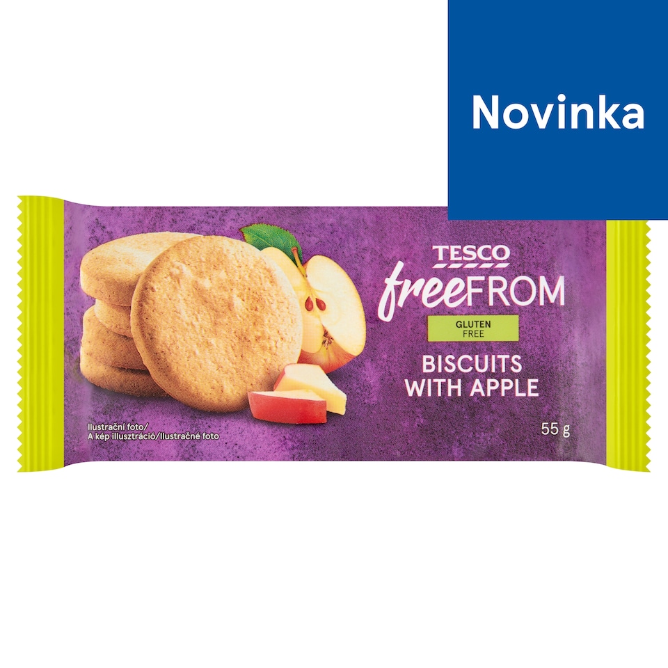 Tesco Free From Gluten-Free Biscuits with Apple 55 g