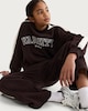 image 1 of F&F Active Girls AFTERCLASS  2-Piece Slogan Sweatshirt and Joggers Set in Brown