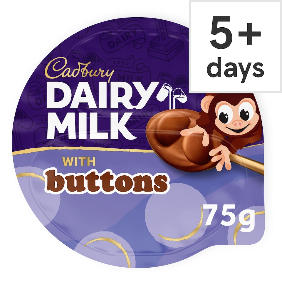 image 1 of Cadbury Dairy Milk Buttons Chocolate Dessert 75G