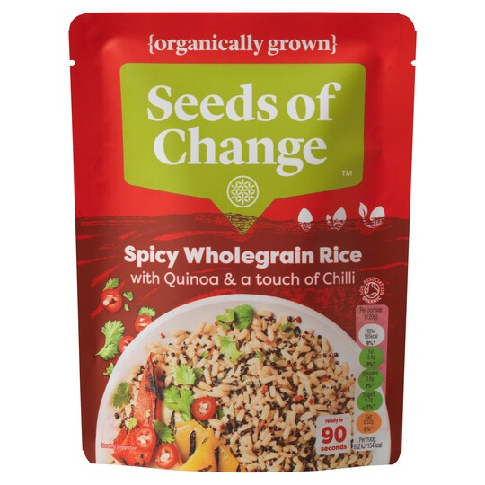 Seeds Of Change Quinoa & Whole Grain Rice 240G Tesco Groceries
