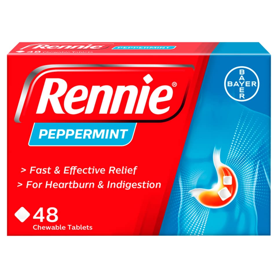 image 1 of Rennie Peppermint 48Pk