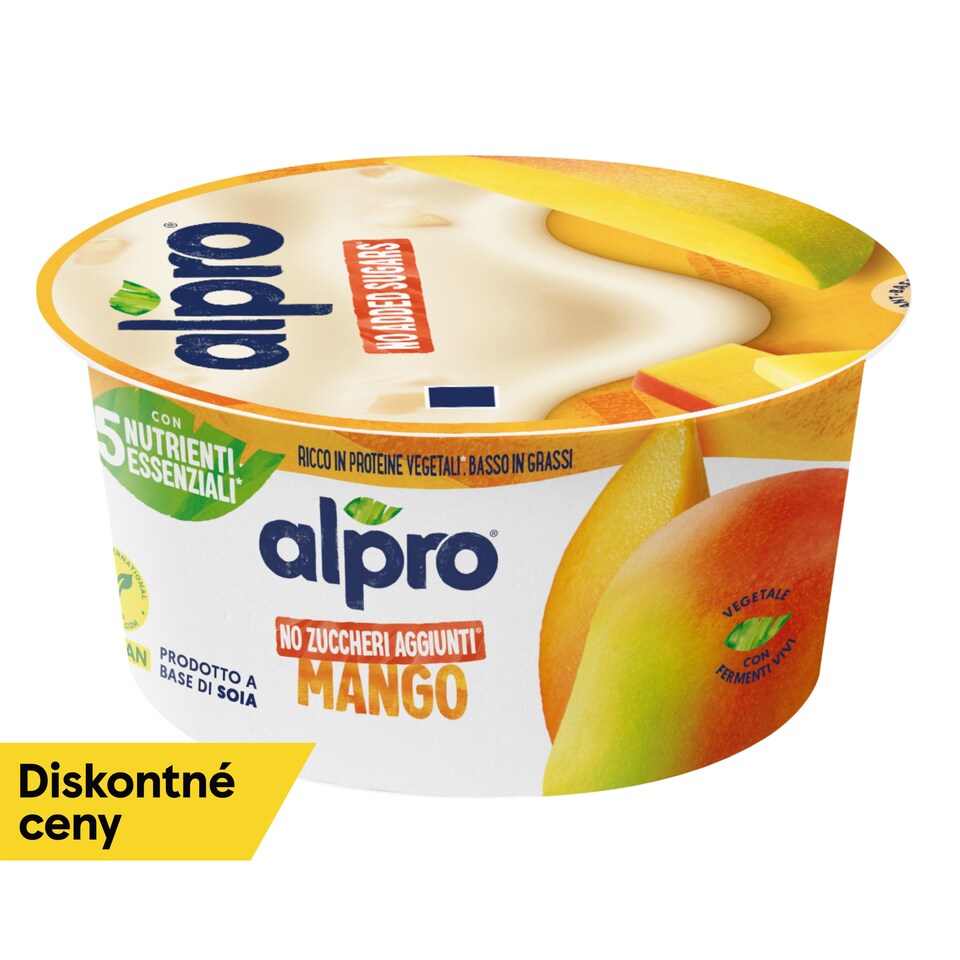 ALPRO Mango Soy Fermented Product with No Added Sugar 135g