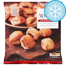 Tesco 50 Sausage Rolls 800G