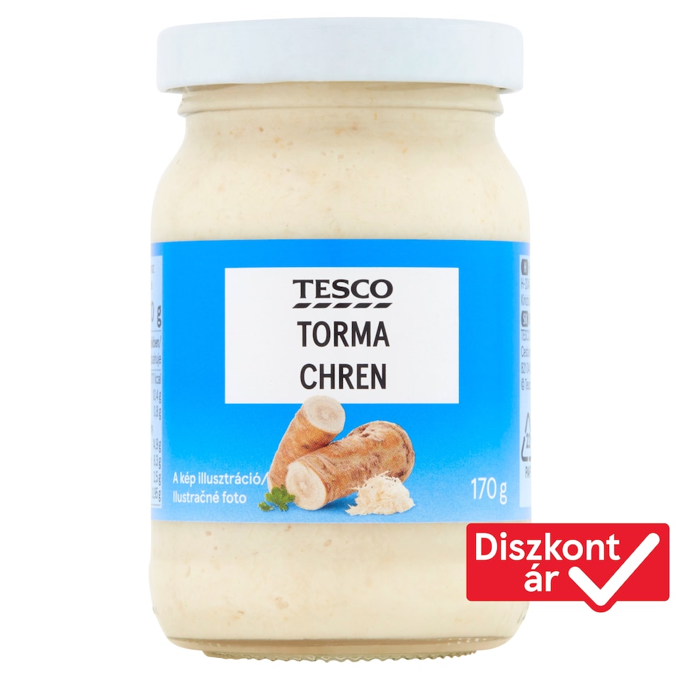 Tesco reszelt torma 170 g