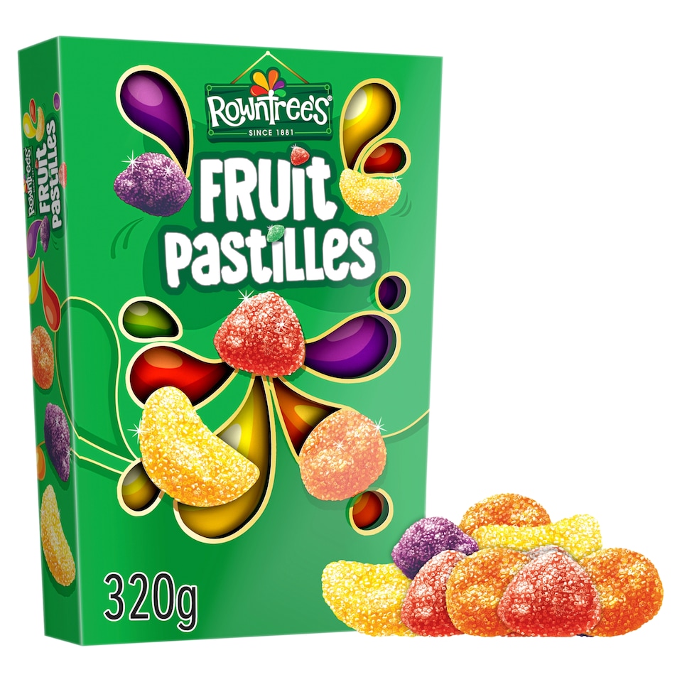 image 1 of Rowntree's Fruit Pastilles Sweets Carton 320g