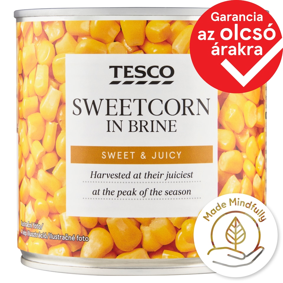 Tesco morzsolt csemegekukorica 340 g