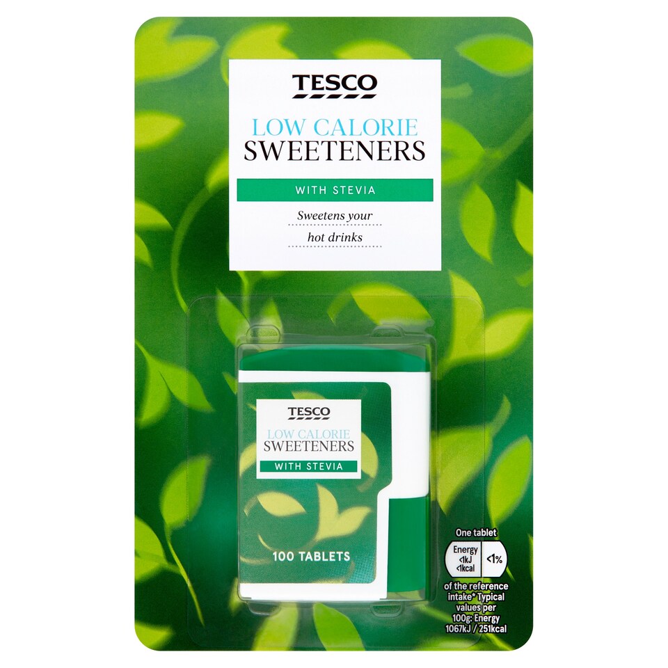 Tesco Stevia Sweetener 100'S