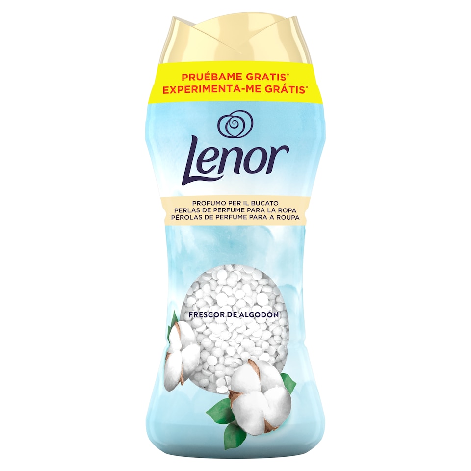 Lenor Könnyed, Mosáshoz Adható Illatfokozó Parfümgyöngyök 195g, Cotton Fresh  1. kép